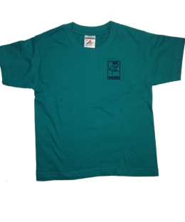 Camiseta manga corta escola Nausica color verde